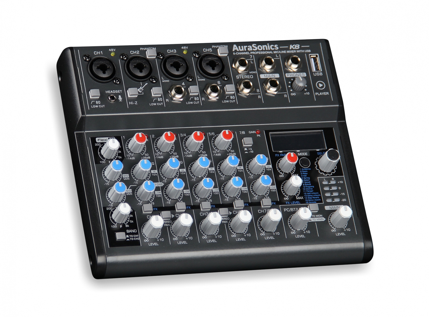 AuraSonics K8 компактный микшерный пульт в Сальске