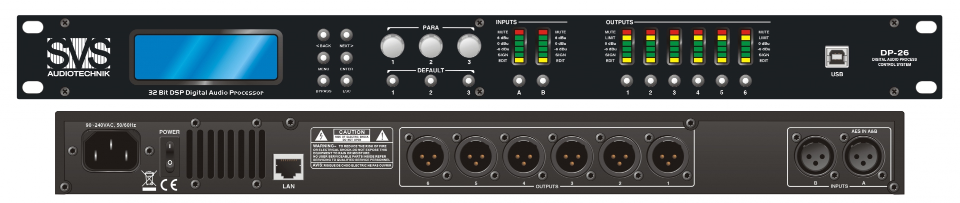 SVS Audiotechnik DP-26 Цифровой процессор: 2 входа 6 выходов в Сальске