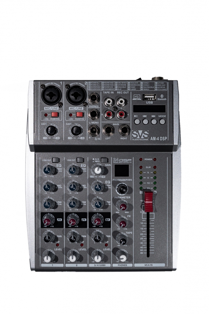 SVS Audiotechnik mixers AM-4 DSP Аналоговый микшерный пульт, 4-канала в Сальске