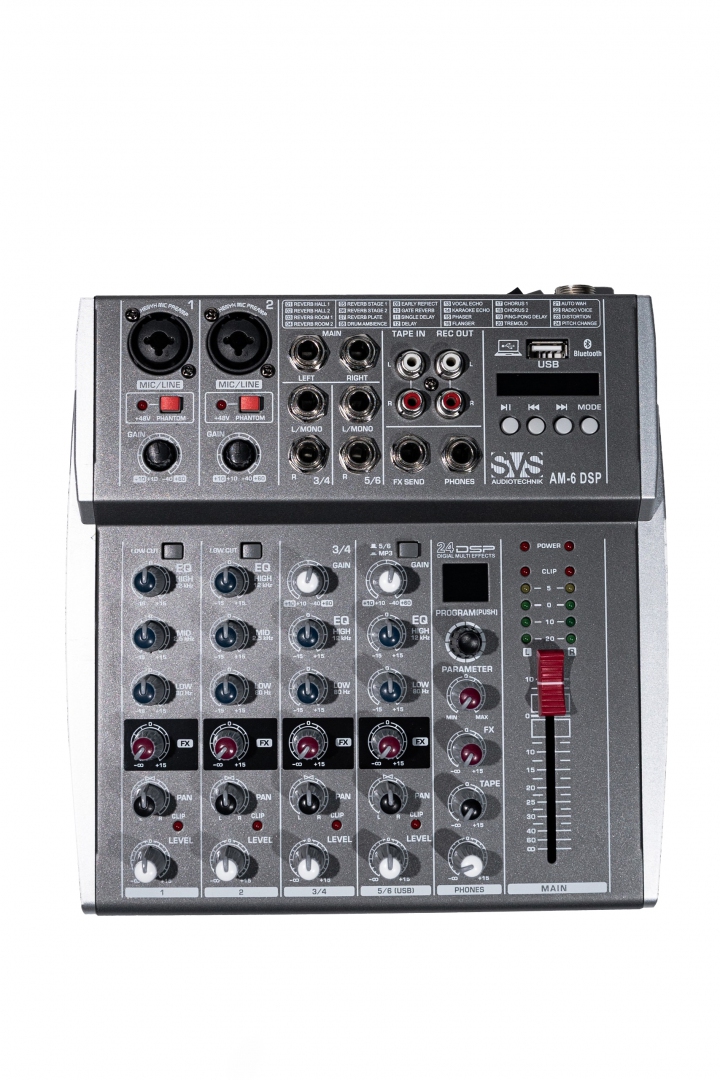 SVS Audiotechnik mixers AM-6 DSP Микшерный пульт аналоговый, 6-канальный SVS Audiotechnik mixers в Сальске