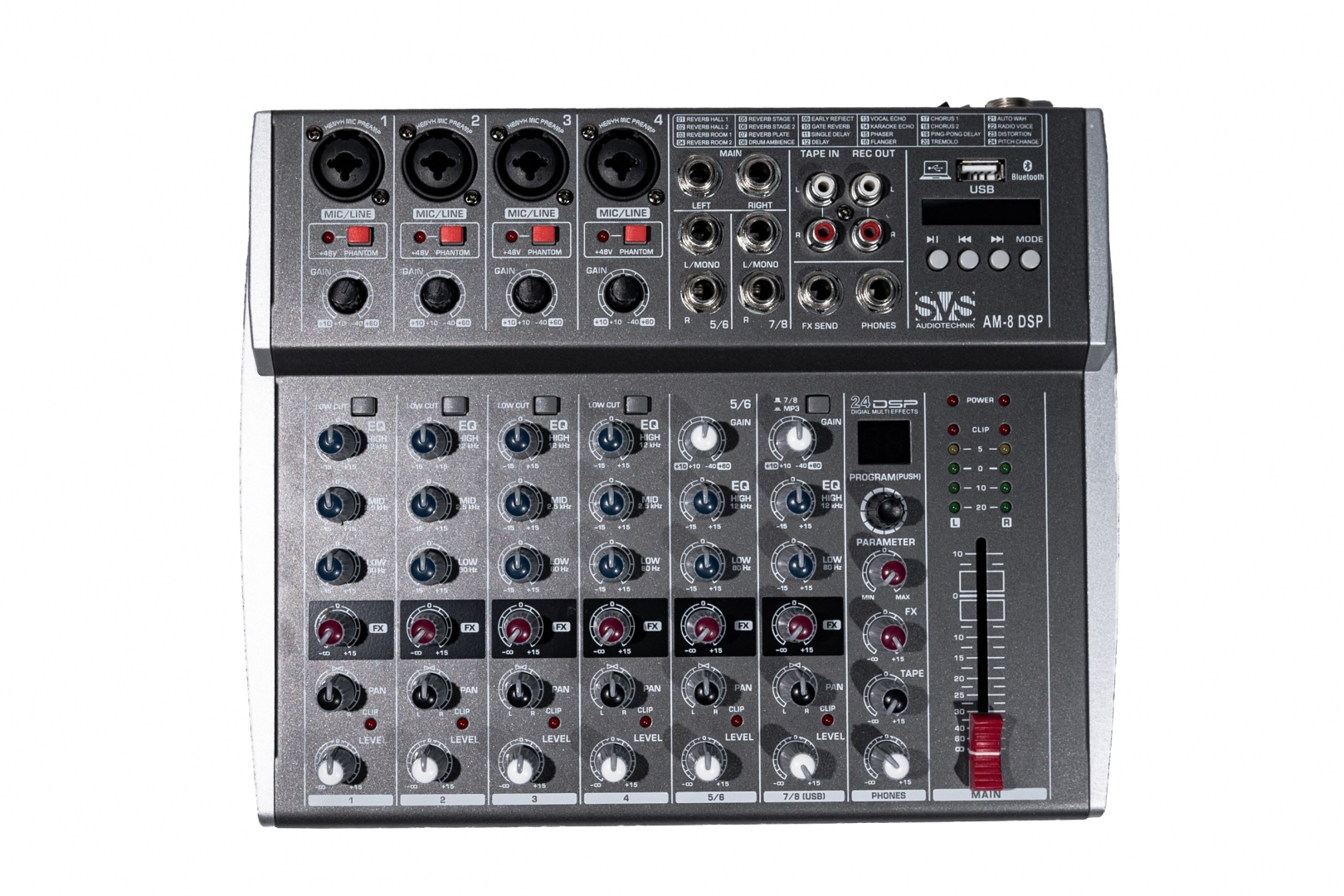 SVS Audiotechnik mixers AM-8 DSP Микшерный пульт аналоговый, 8-канальный в Сальске